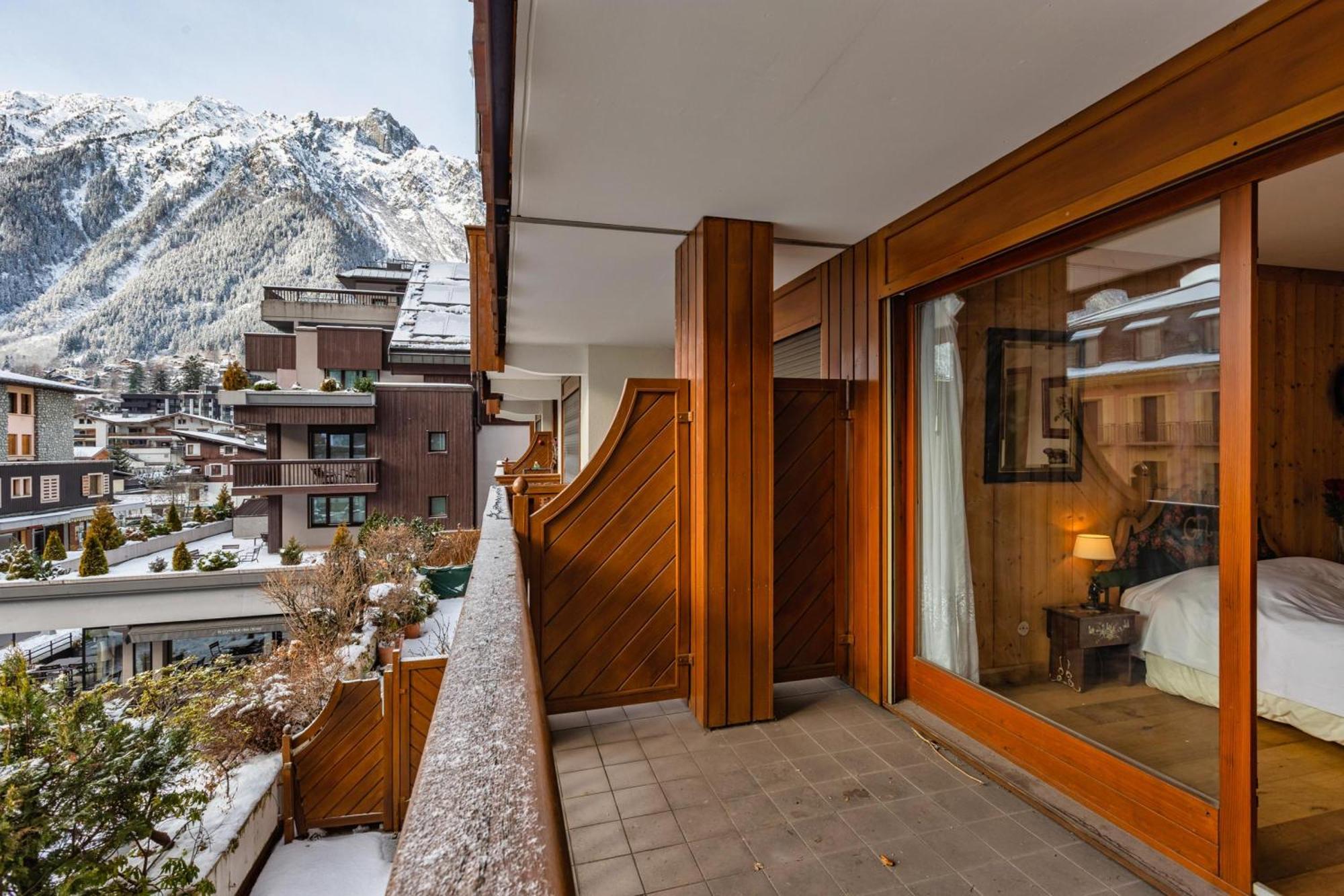 Duplex Aiguille Du Midi Large Terrasse - Happy Rentals Chamonix Eksteriør bilde