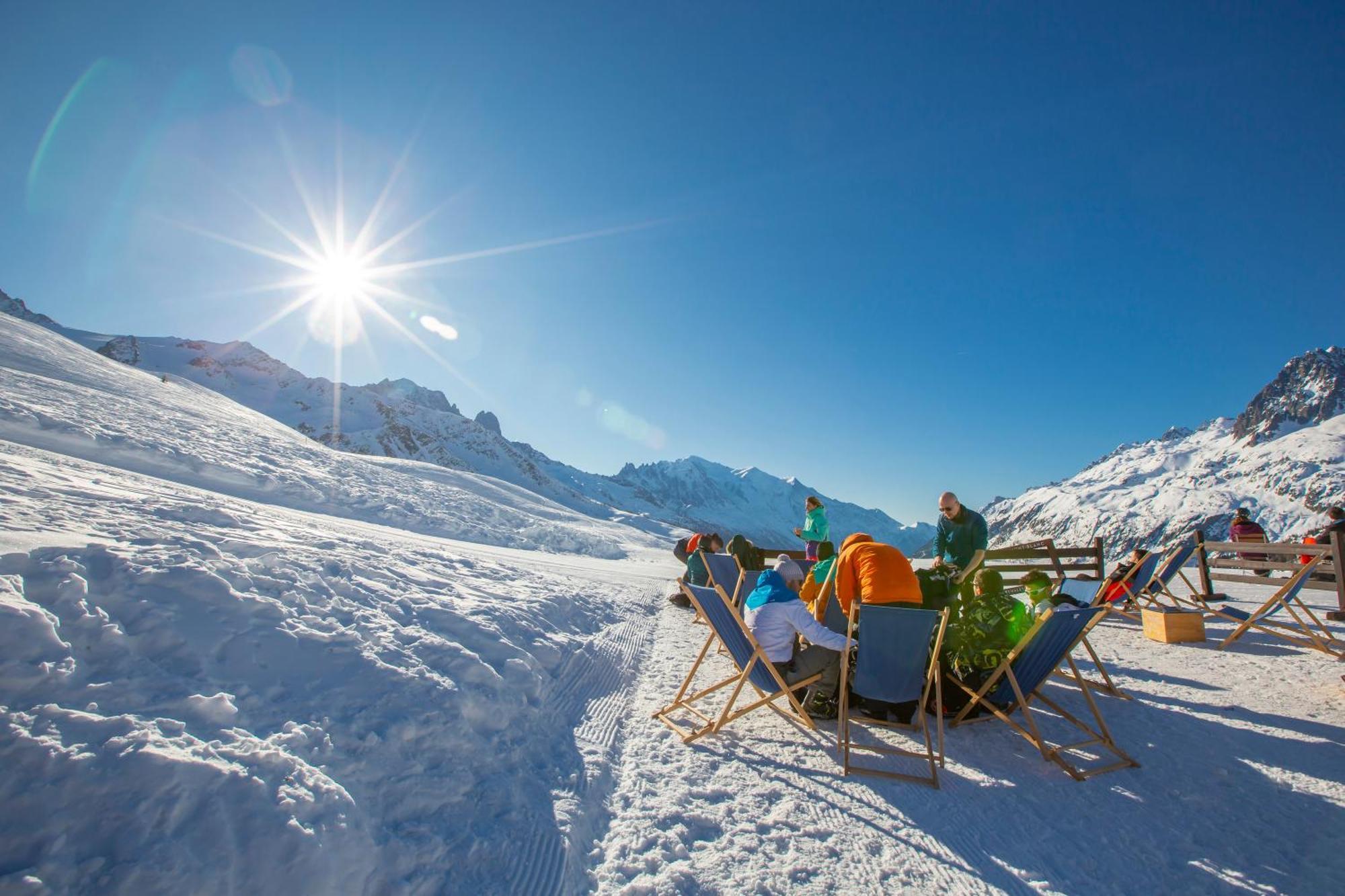 Duplex Aiguille Du Midi Large Terrasse - Happy Rentals Chamonix Eksteriør bilde