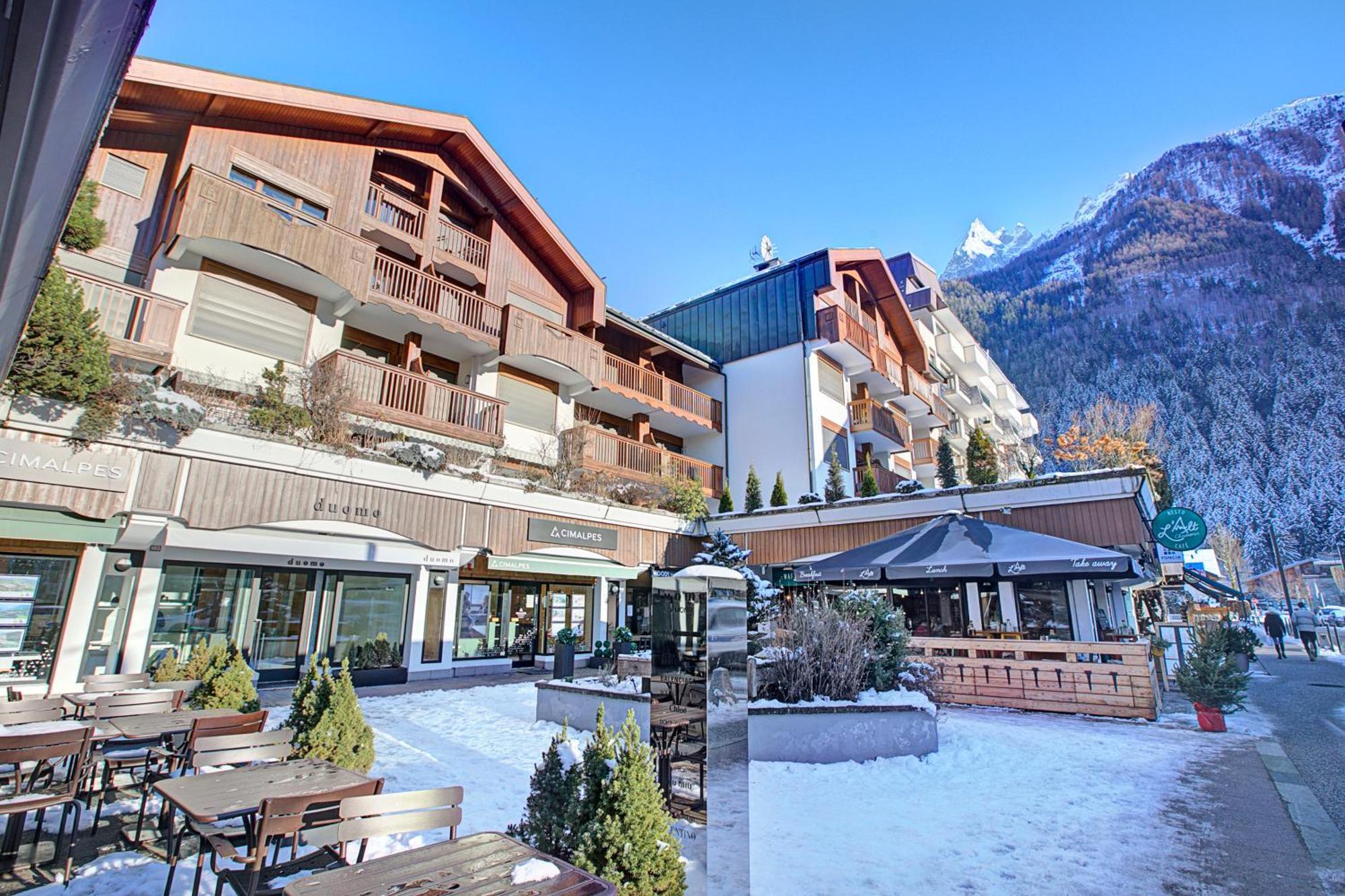 Duplex Aiguille Du Midi Large Terrasse - Happy Rentals Chamonix Eksteriør bilde